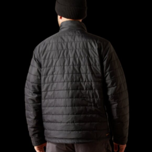 Men's Ariat Rebar Black Cordura Ripstop Lightweight Insulated Jacket - Picture 2 of 4